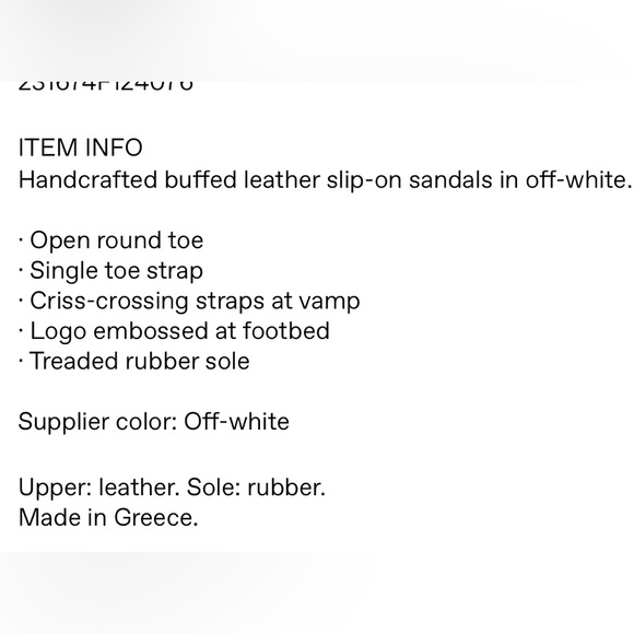 Ancient Greek Sandals Euterpe in off white - Picture 5 of 5